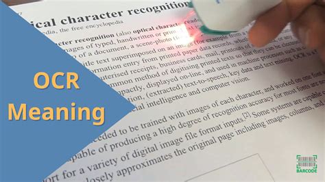 what is ocr mean.
